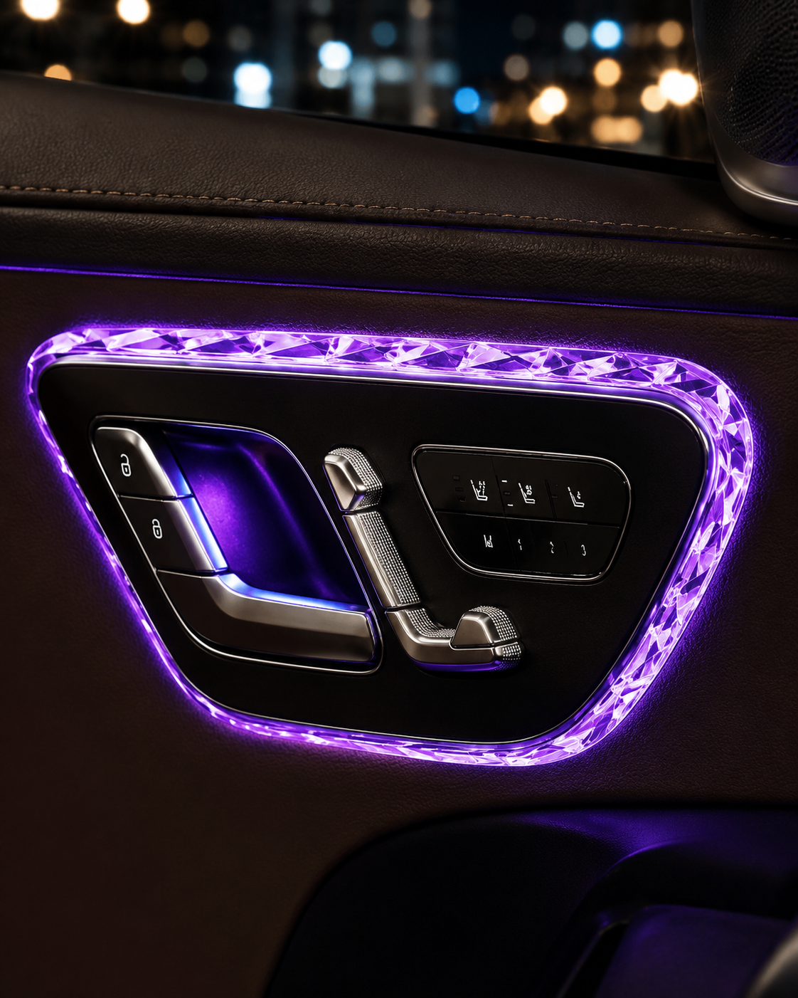 Mercedes Crystal Ambient Light Trim Set for W206 W214 X254 W223 EQS EQE | LADP