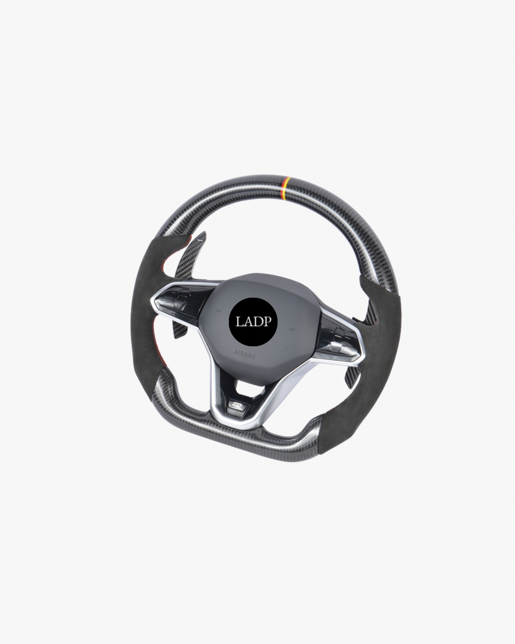 VW Golf 8 GTI R Carbon Lenkrad | LADP Echtcarbon Sportlenkrad