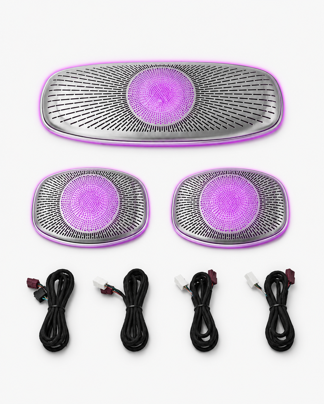 Mercedes S-Class W222 & E-Class W213 Burmester-Style Rear Roof LED Speaker Covers | LADP