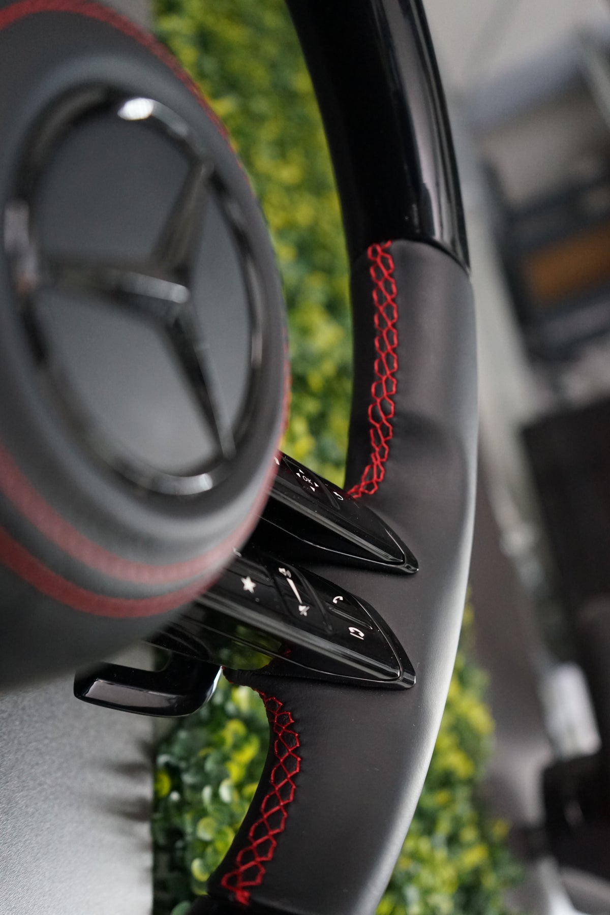 Mercedes AMG Lenkrad Gloss Black Facelift – LADP Upgrade Paket