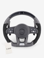 Mercedes AMG LED Steering Wheel | Matt Carbon Alcantara Performance Upgrade | LADP