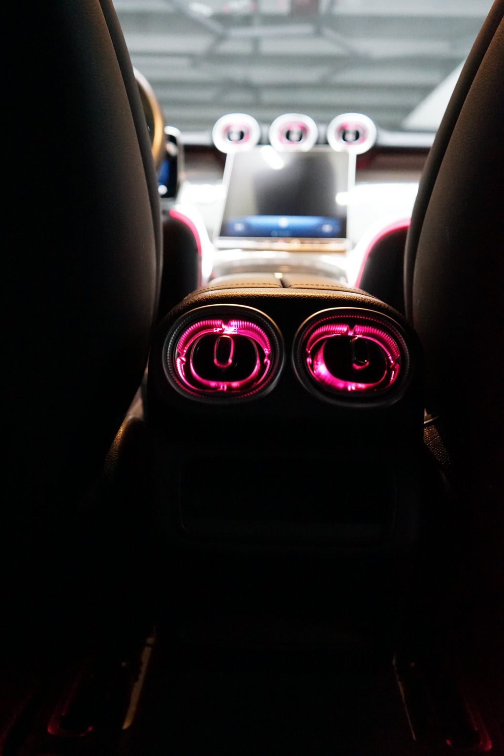 Mercedes W206 & GLC X254 64-Color LED Front & Rear Air Vent Ambient Lighting | LADP