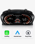BMW 5 Series E60 & E61 12.3-Inch Digital Instrument Cluster with CarPlay 2003–2009 | LADP