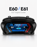 BMW 5 Series E60 & E61 12.3-Inch Digital Instrument Cluster with CarPlay 2003–2009 | LADP