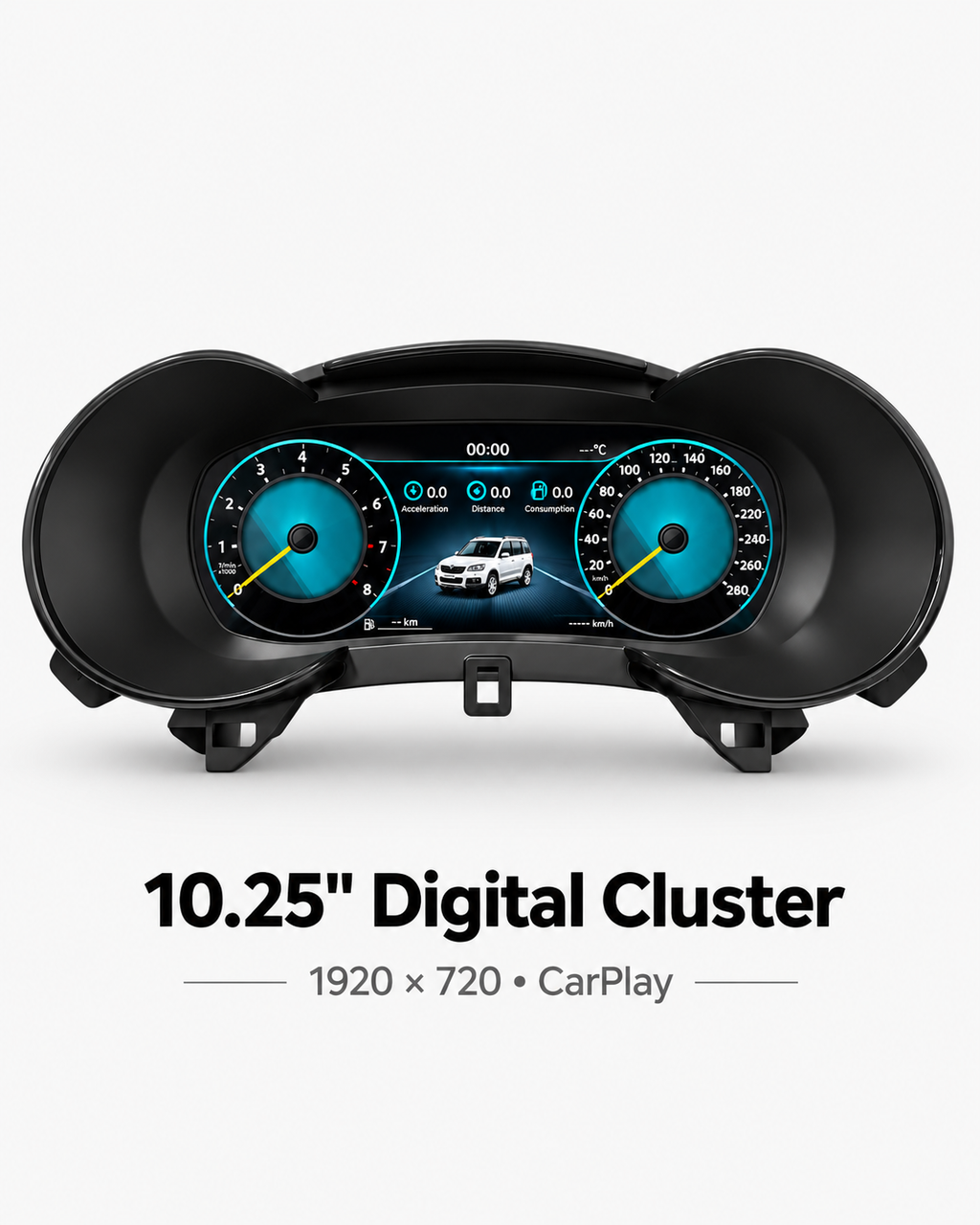 Škoda Yeti 10.25 Inch Digital Instrument Cluster 2013–2017 | LADP