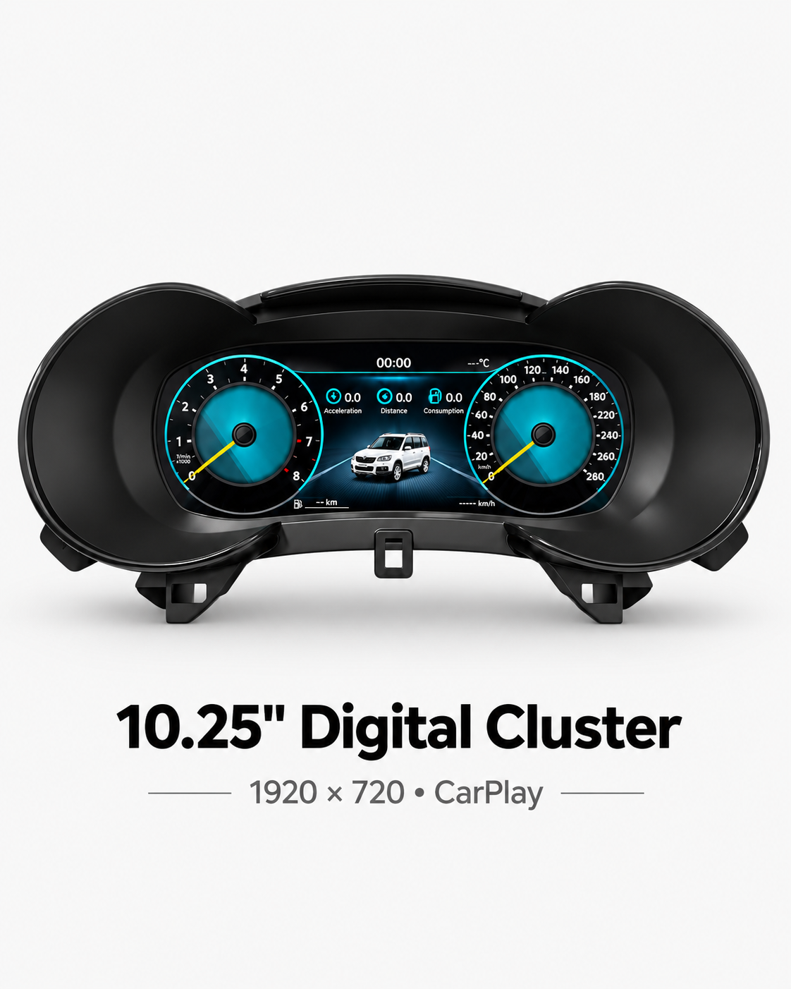Škoda Yeti 10.25 Inch Digital Instrument Cluster 2013–2017 | LADP