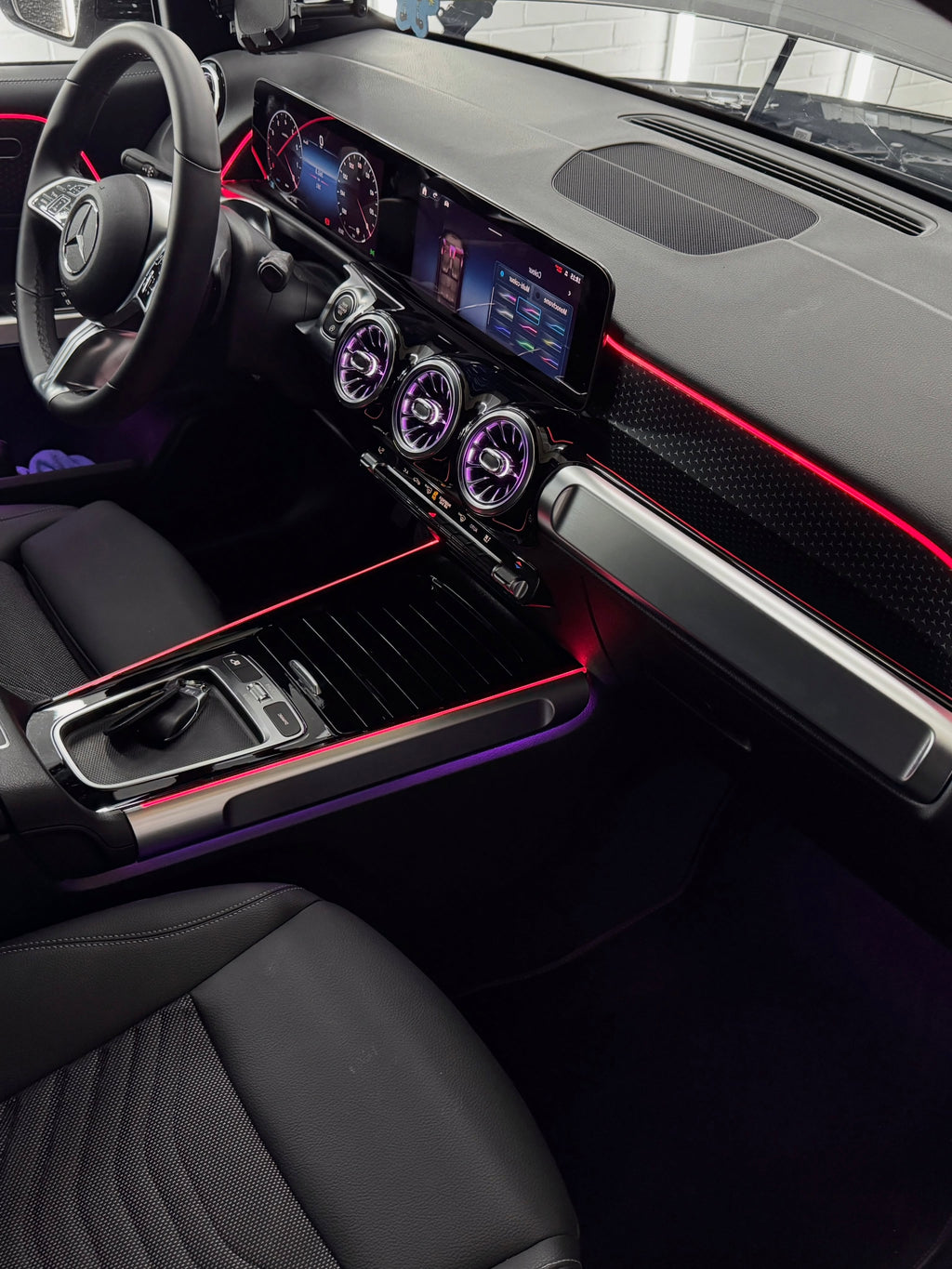 Mercedes GLA H247, B-Class W247 & GLB X247 64-Color Ambient Lighting Kit | LADP