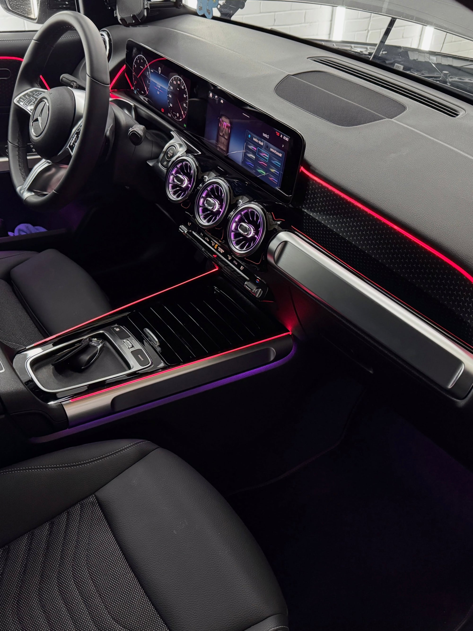 Mercedes GLA H247, B-Class W247 & GLB X247 64-Color Ambient Lighting Kit | LADP