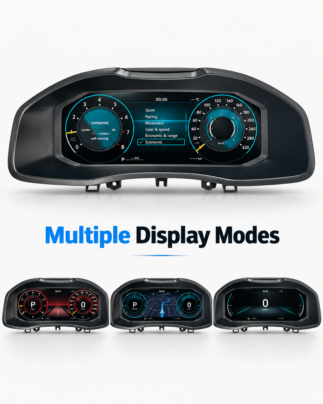 Škoda Kodiaq & Karoq 12.3-Inch Digital Instrument Cluster with CarPlay & Android Auto 2016–2020 | LADP