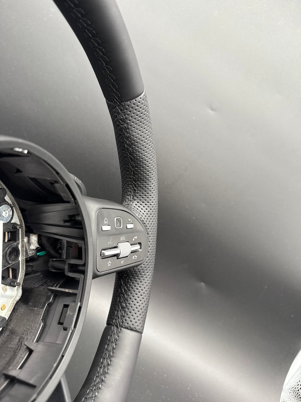 Mercedes AMG Lenkrad Schwarz Matt LADP – Custom Sportlenkrad für AMG Modelle