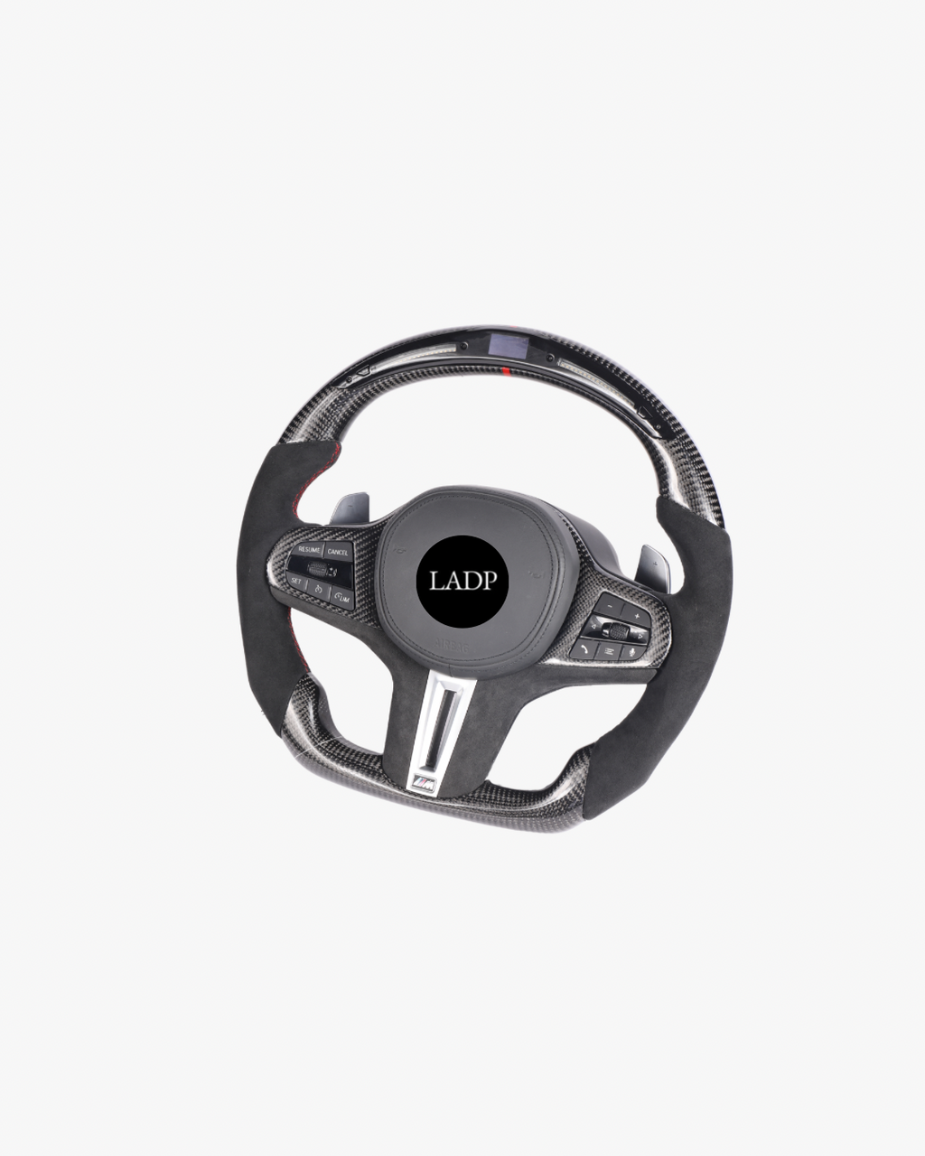 LADP BMW G-Serie Carbon Lenkrad mit LED-Anzeige – Komplettes Sportlenkrad