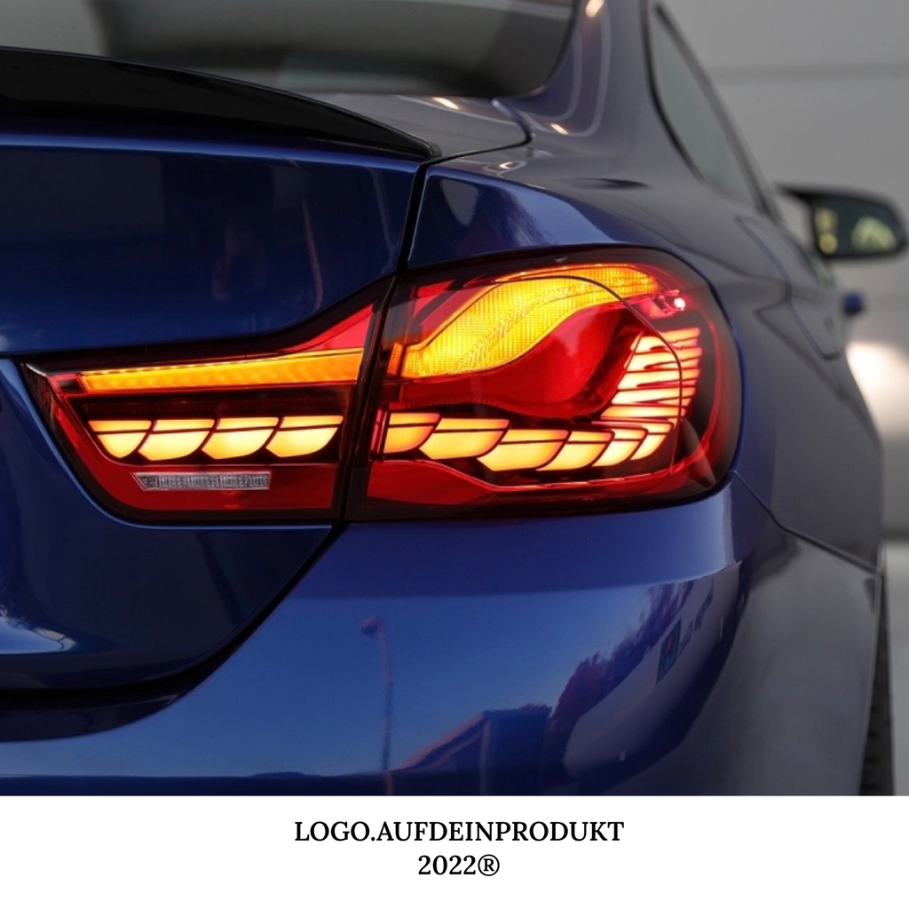Rückleuchten SET OLED Rot Klarglas dynamisch passt für BMW 4er F32 F33 F36 F82 F83
