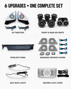 Mercedes A-Class W177 & CLA W118 Complete 64-Color Ambient Lighting Upgrade Set 2019–2023 | LADP