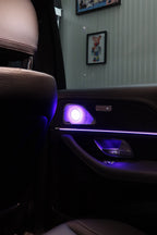 W167 GLE/GLS Ambient Lighting Upgrade – Illuminated Burmester Speakers by LADP