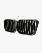LADP LED Sport Kühlergrill Glanz Schwarz passend für BMW X3 X4 G01 G02 LCI ab 2021