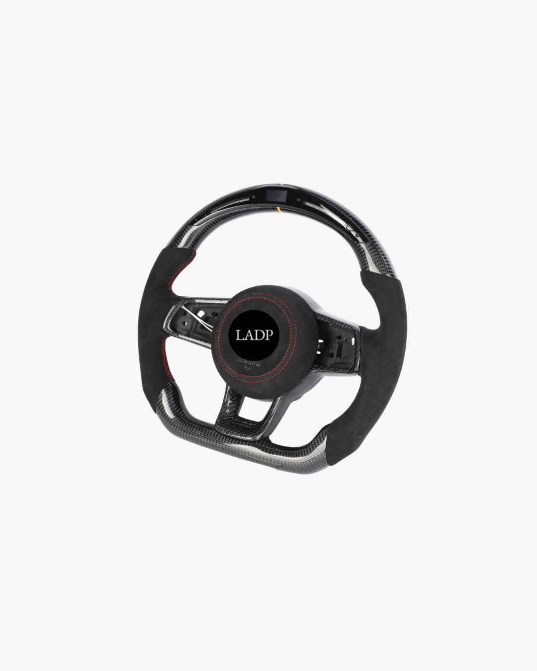 VW Golf 7 Carbon Lenkrad mit LED Anzeige | LADP Vollcarbon Sportlenkrad