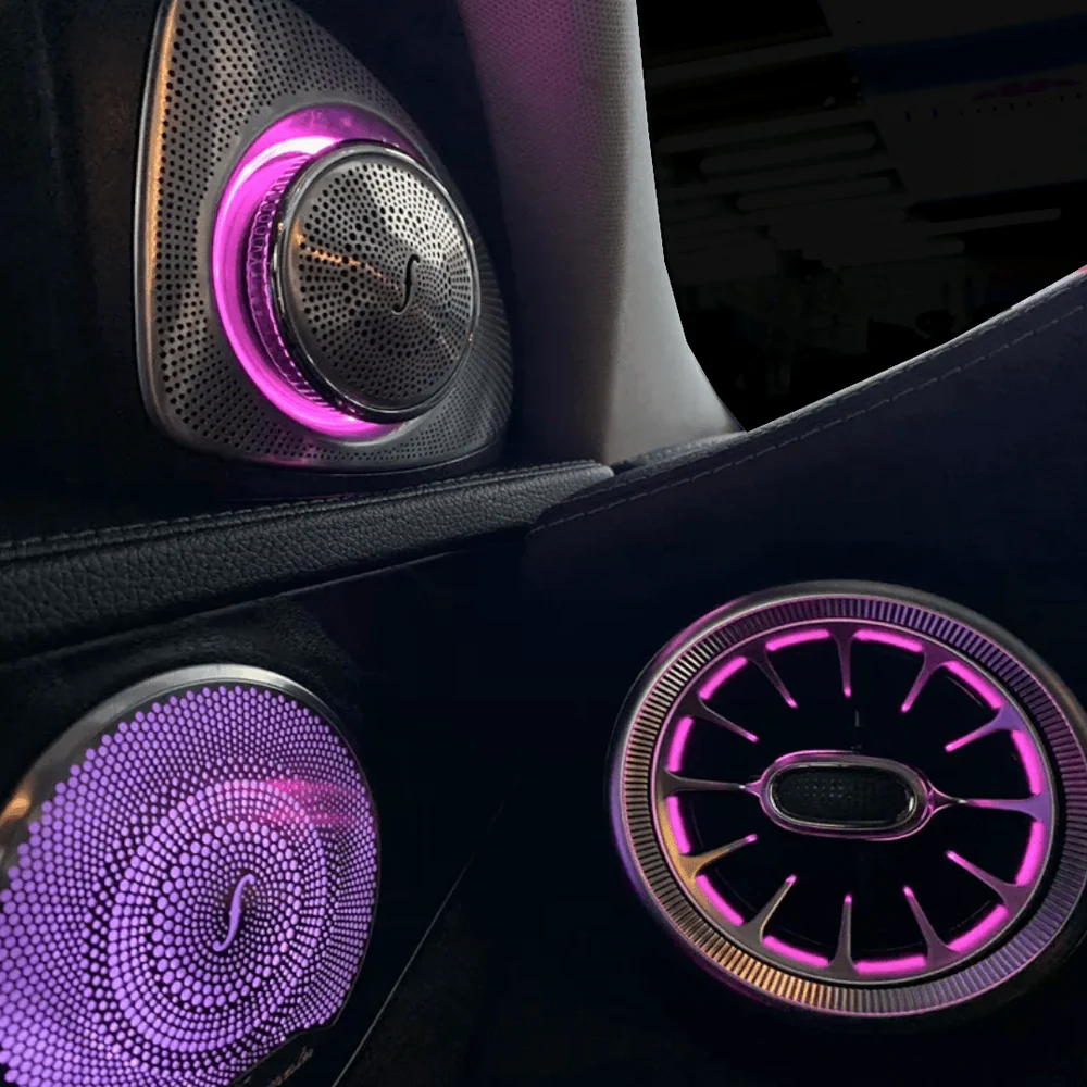 LADP Mercedes Burmester Lautsprecher Beleuchtet – Ambient Light Upgrade | Premium Sound Design