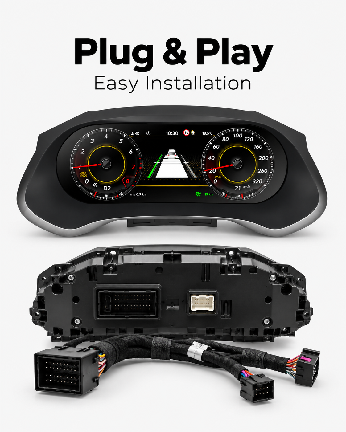 SEAT Leon 12.3-Inch Digital Instrument Cluster 2013–2018 | LADP