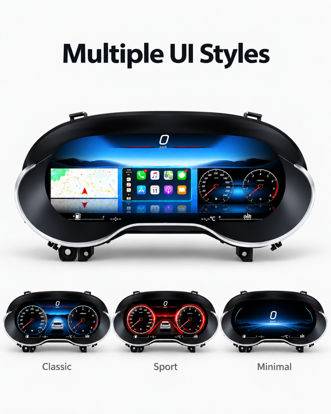 Mercedes-Benz A-Class W176, CLA & GLA 12.3-Inch Digital Instrument Cluster 2014–2019 | LADP