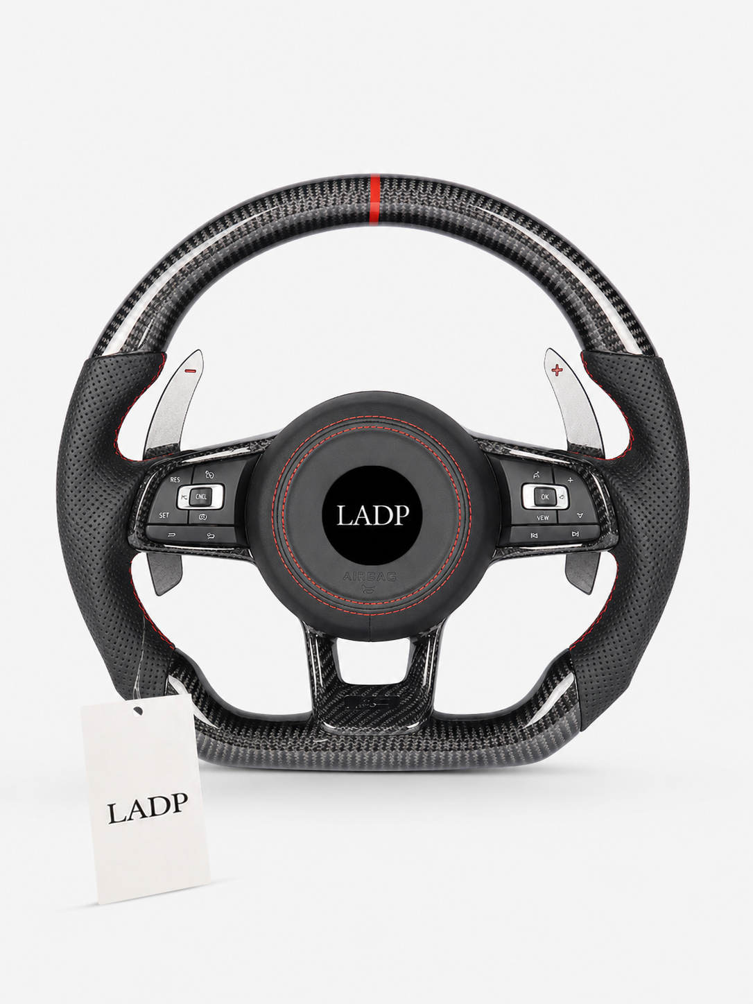 LADP Vollcarbon Lenkrad VW Golf 7 GTI R – Echtcarbon Performance Upgrade