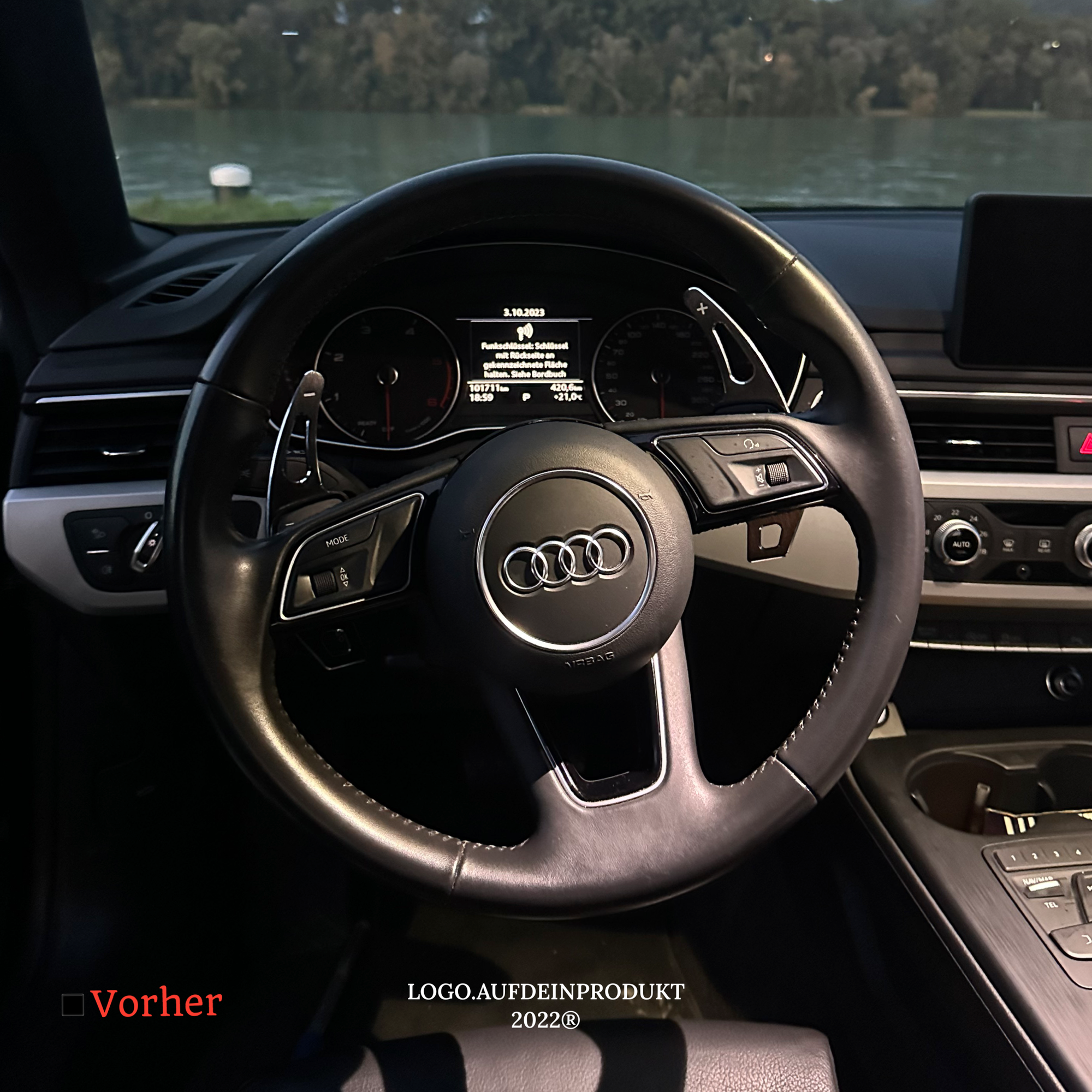 Audi Lenkrad in Carbon