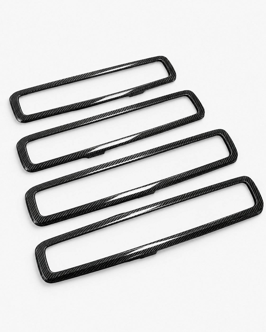 Mercedes G-Class W464 Real Carbon Fiber Interior Door Panel Trim Set | LADP