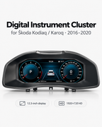 Škoda Kodiaq & Karoq 12.3-Inch Digital Instrument Cluster with CarPlay & Android Auto 2016–2020 | LADP