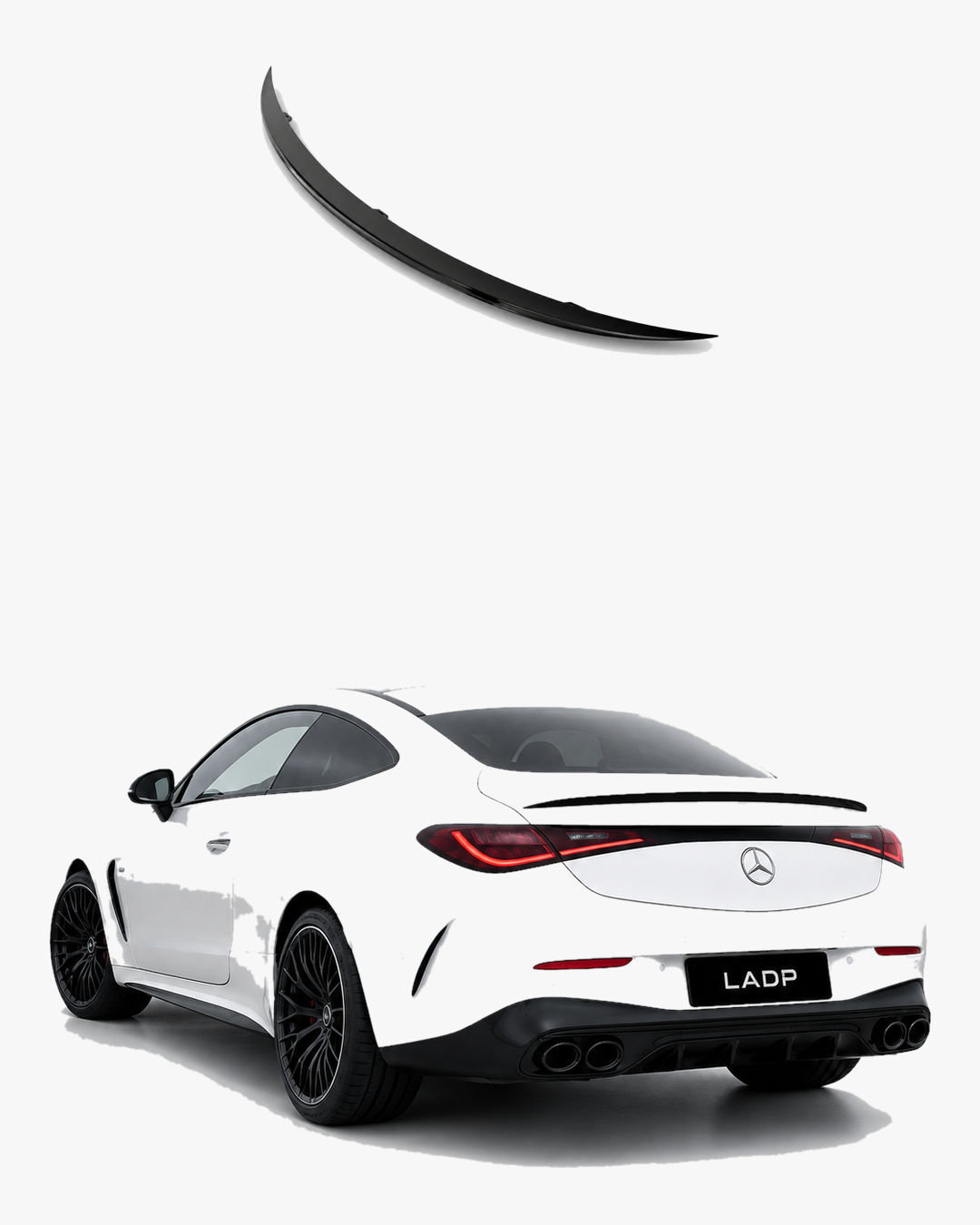 Mercedes CLE Coupé C236 Gloss Black Trunk Spoiler Lip 2023–2026 | LADP