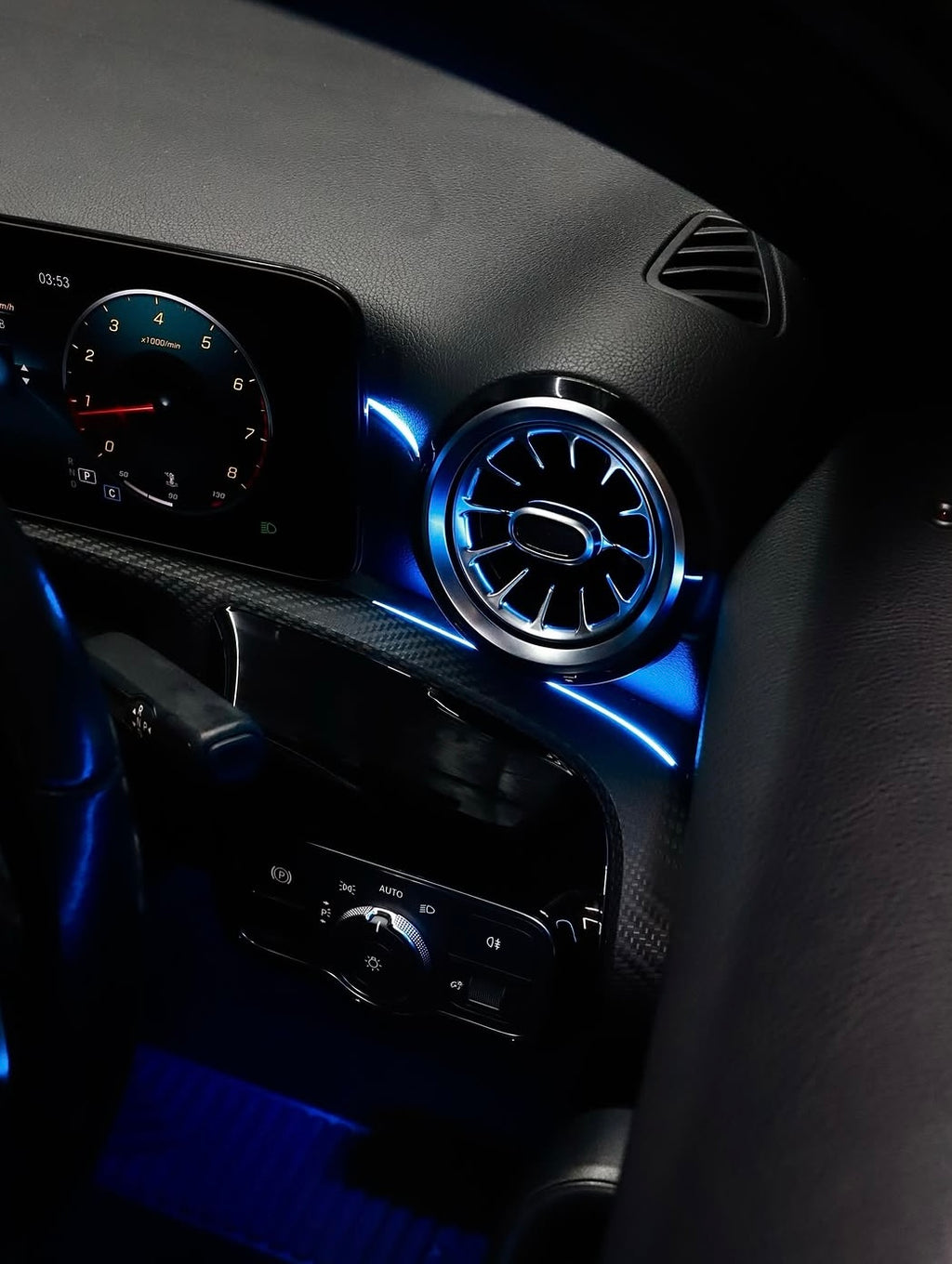 Mercedes A-Class W177 & CLA W118 64-Color Illuminated Air Vents | LADP