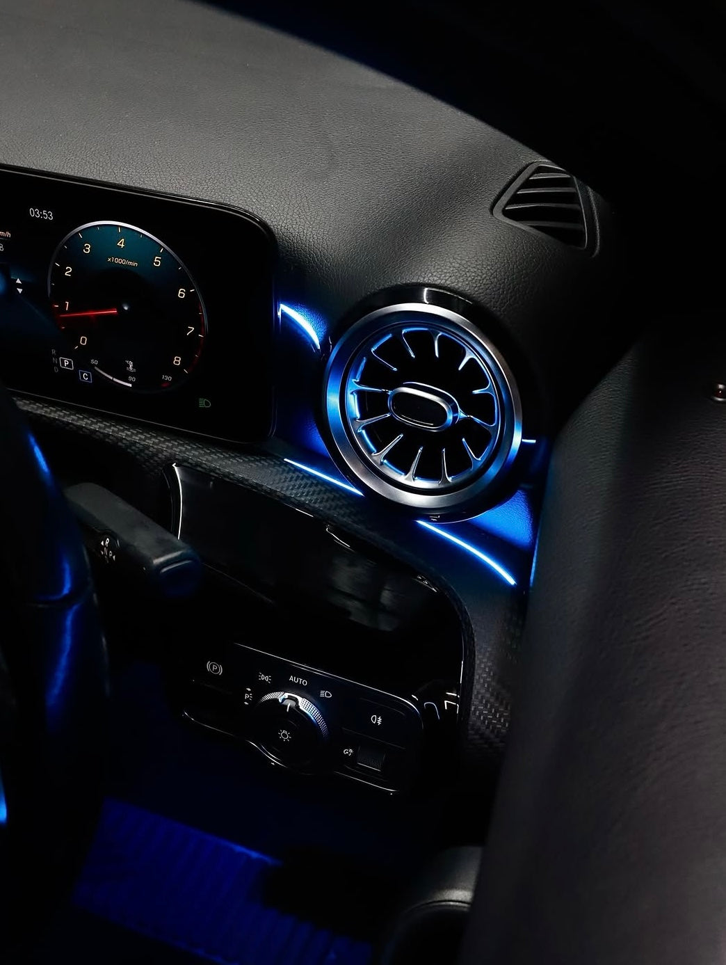 Mercedes A-Class W177 & CLA W118 64-Color Illuminated Air Vents | LADP