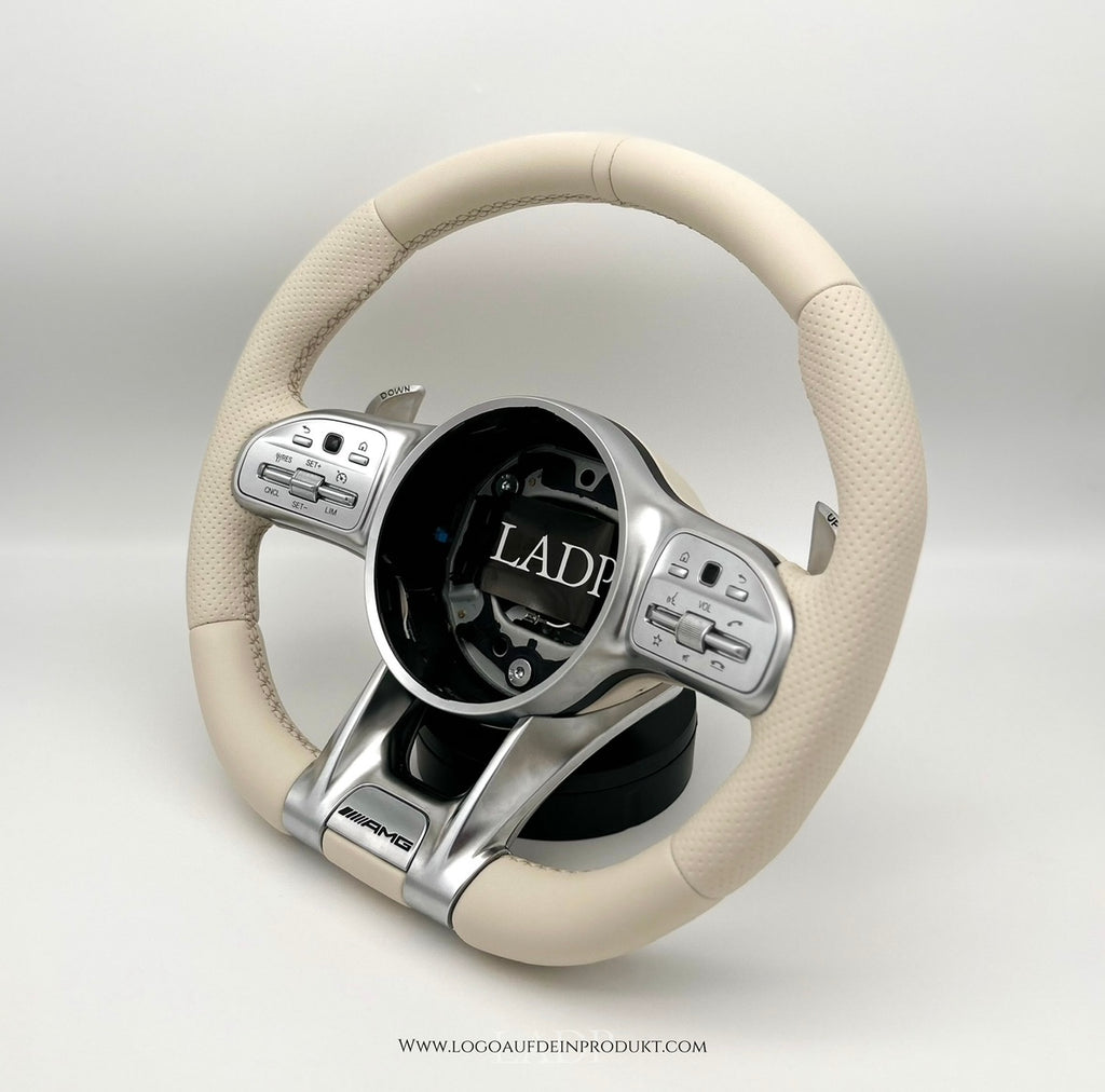 Mercedes Benz AMG Lenkrad in Weiß (LADP Upgrade Paket)