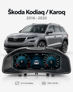 Škoda Kodiaq & Karoq 12.3-Inch Digital Instrument Cluster with CarPlay & Android Auto 2016–2020 | LADP