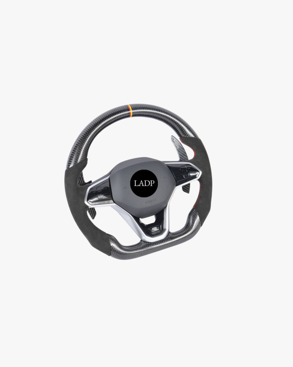VW Golf 8 GTI R Carbon Lenkrad | LADP Echtcarbon Sportlenkrad