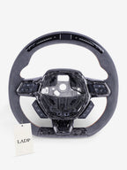 Lamborghini Huracán Carbon Steering Wheel Shell LED | Forged Carbon with Alcantara Grips | LADP