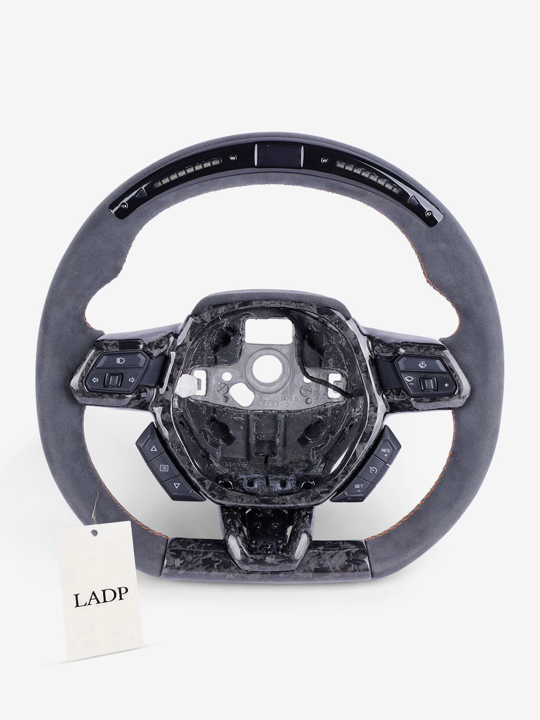 Lamborghini Huracán Carbon Steering Wheel Shell LED | Forged Carbon with Alcantara Grips | LADP