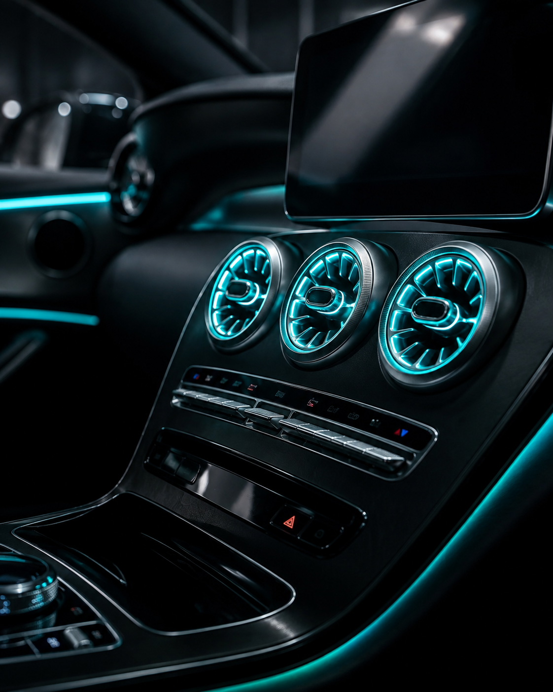 Lüftungsdüsen Beleuchtet Mercedes