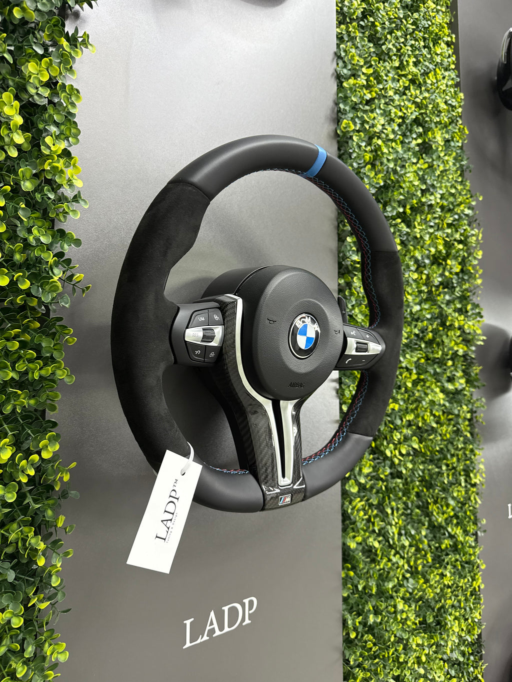 BMW E-Series & F-Series M-Style Flat-Bottom Performance Steering Wheel | LADP