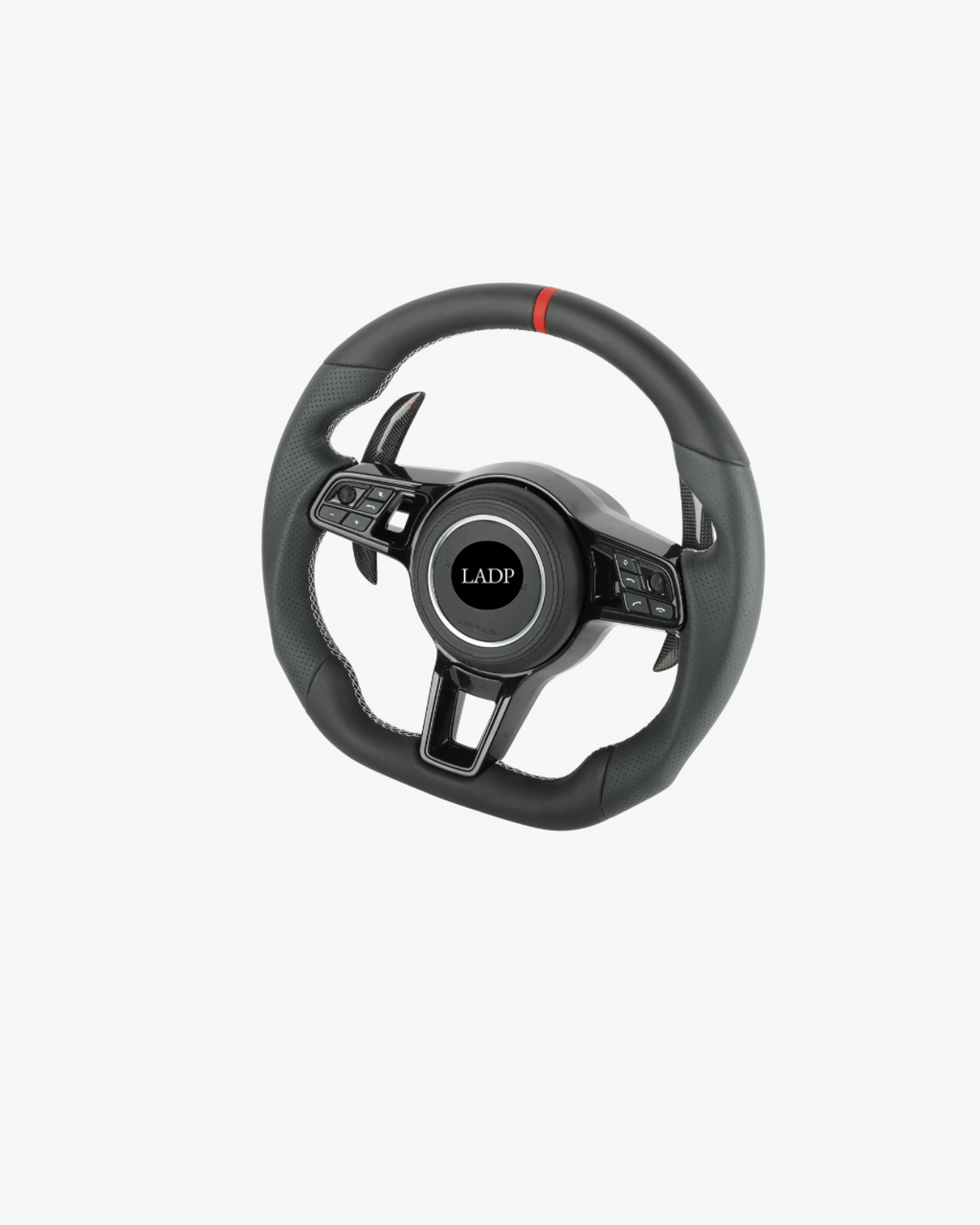 LADP Porsche 911 991 & 718 982 Sportlenkrad mit Carbon & 12-Uhr-Markierung – LADP Performance Upgrade