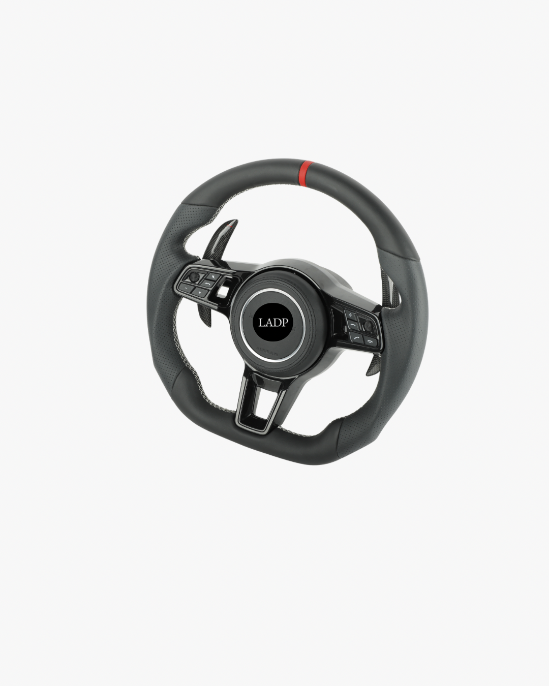 LADP Porsche 911 991 & 718 982 Sportlenkrad mit Carbon & 12-Uhr-Markierung – LADP Performance Upgrade