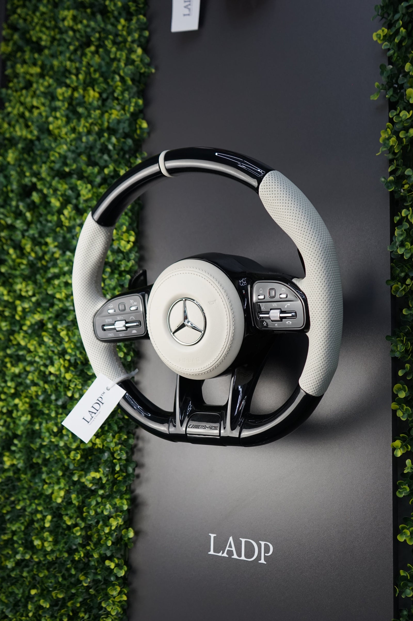 Mercedes AMG Steering Wheel for S500, S63 AMG, GLE63 AMG & GLS63 AMG | Gloss Black | LADP