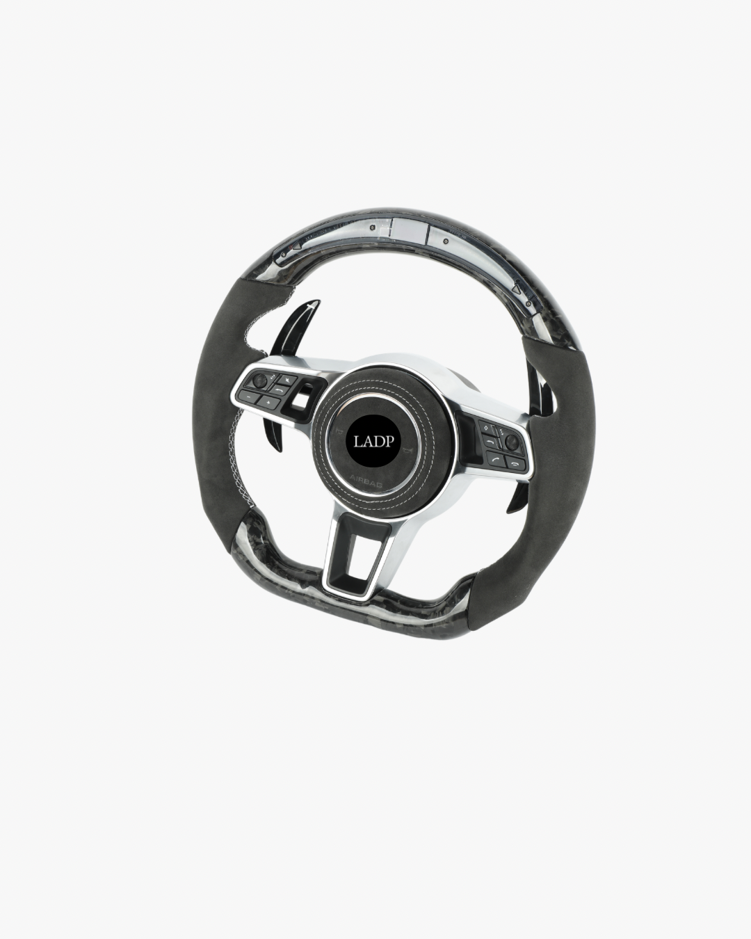LADP Vollcarbon Forged Lenkrad mit LED-Anzeige für Porsche 911 (991) & 718 (982)