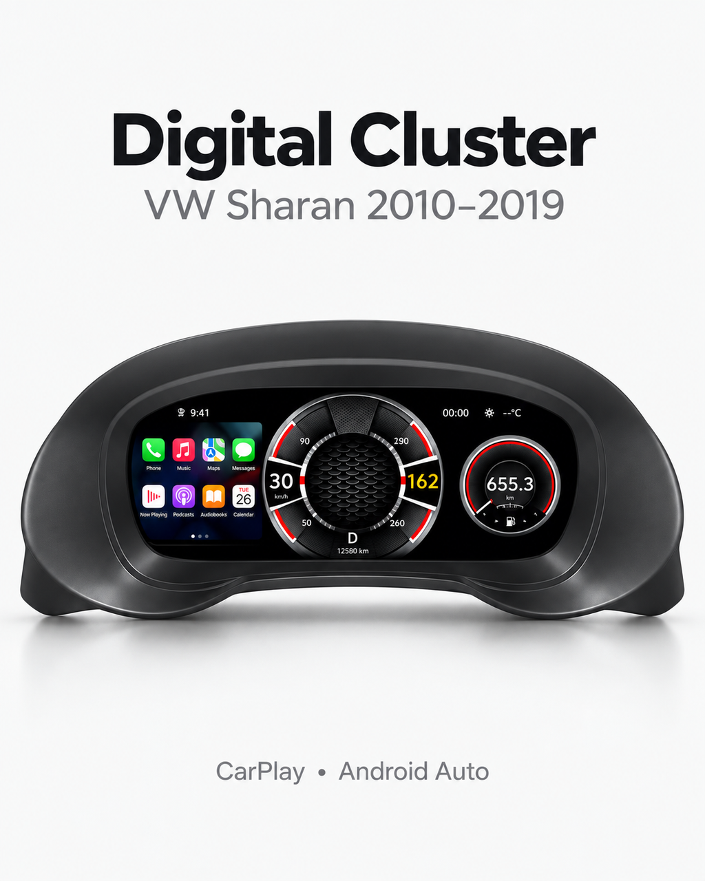 Volkswagen Sharan & SEAT Alhambra 10.25-Inch Digital Instrument Cluster 2010–2019 | LADP