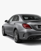 Mercedes C-Class W205 Gloss Black Trunk Spoiler Lip 2014–2020 | LADP