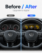 Volkswagen T-Roc 12.3-Inch Digital Instrument Cluster with CarPlay & Android Auto 2018–2025 | LADP