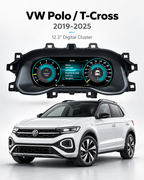 Volkswagen Polo & T-Cross 12.3-Inch Digital Instrument Cluster 2019–2025 | LADP