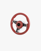 LADP Porsche 911 991 & 718 982 Rotes Leder Lenkrad – LADP Sport Performance Steering Wheel Upgrade