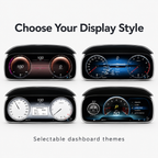 Mercedes-Benz ML/GLE W166, GL/GLS X166 & G-Class W463 10.25″ Digital Instrument Cluster with CarPlay & Android Auto | LADP