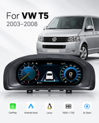 Volkswagen T5 Transporter & Multivan 12.3-Inch Digital Instrument Cluster 2003–2008 | LADP