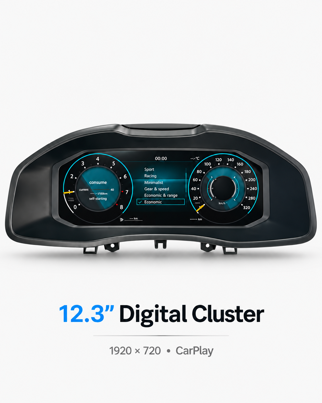 Škoda Kodiaq & Karoq 12.3-Inch Digital Instrument Cluster with CarPlay & Android Auto 2016–2020 | LADP