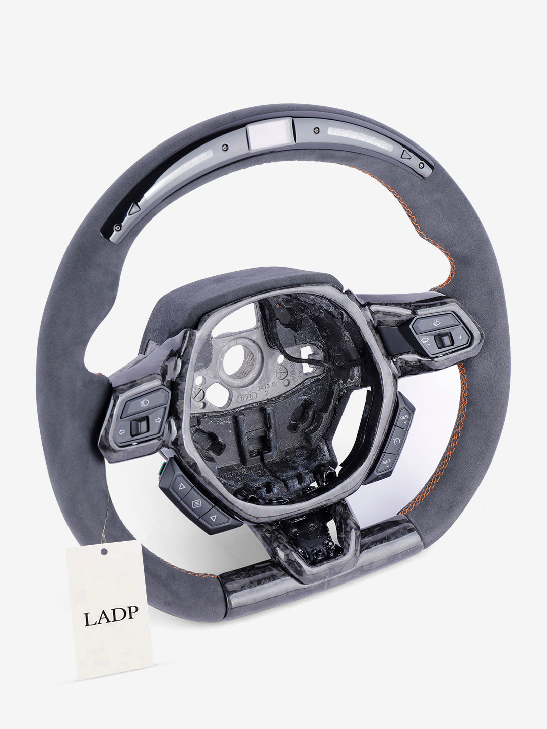 Lamborghini Huracán Carbon Steering Wheel Shell LED | Forged Carbon with Alcantara Grips | LADP